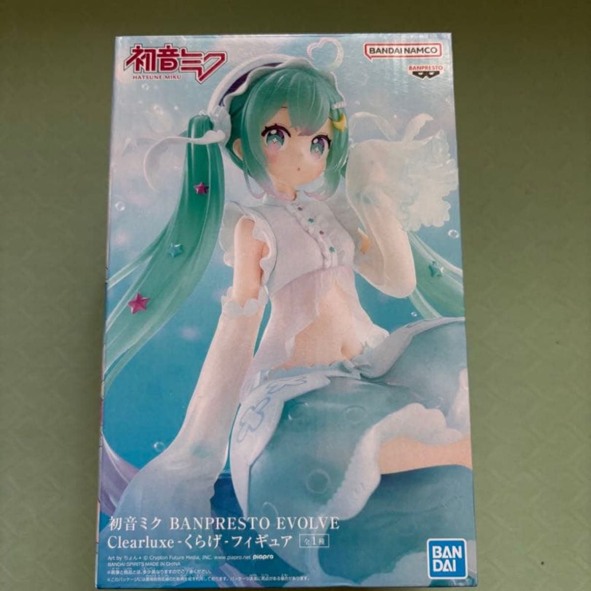 初音未来 BANPRESTO EVOLVE Clearluxe 水母 手办