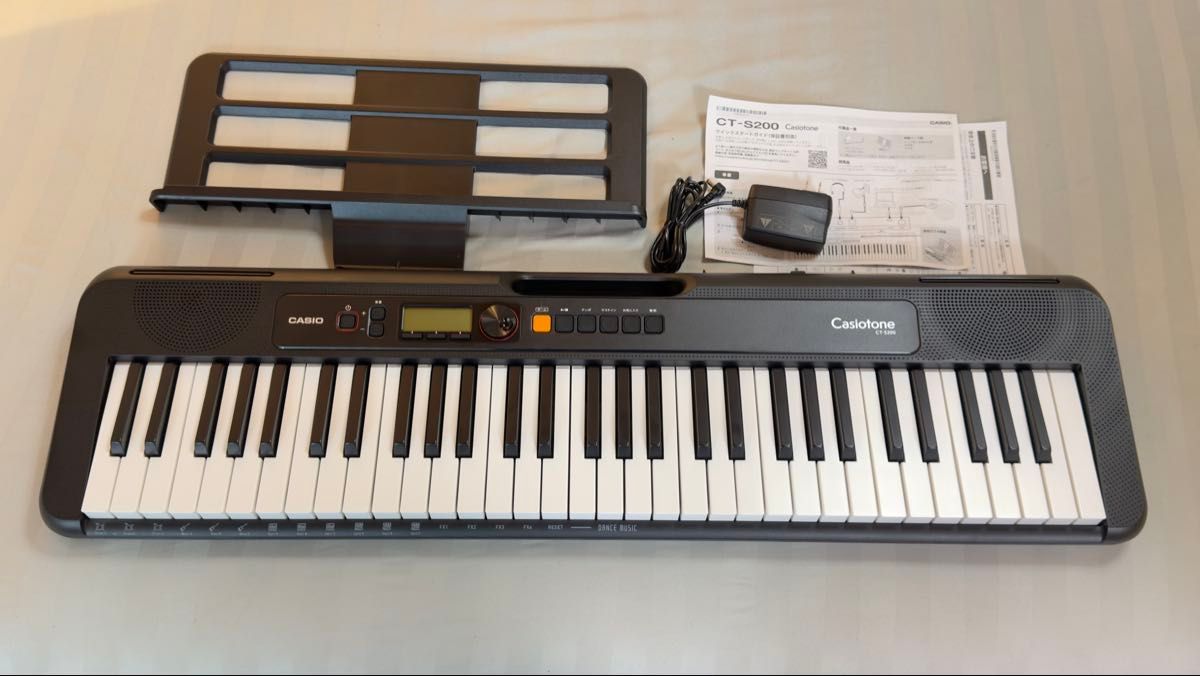 【美品】CASIO Casiotone CT-S200 电子键盘 61键 黑色