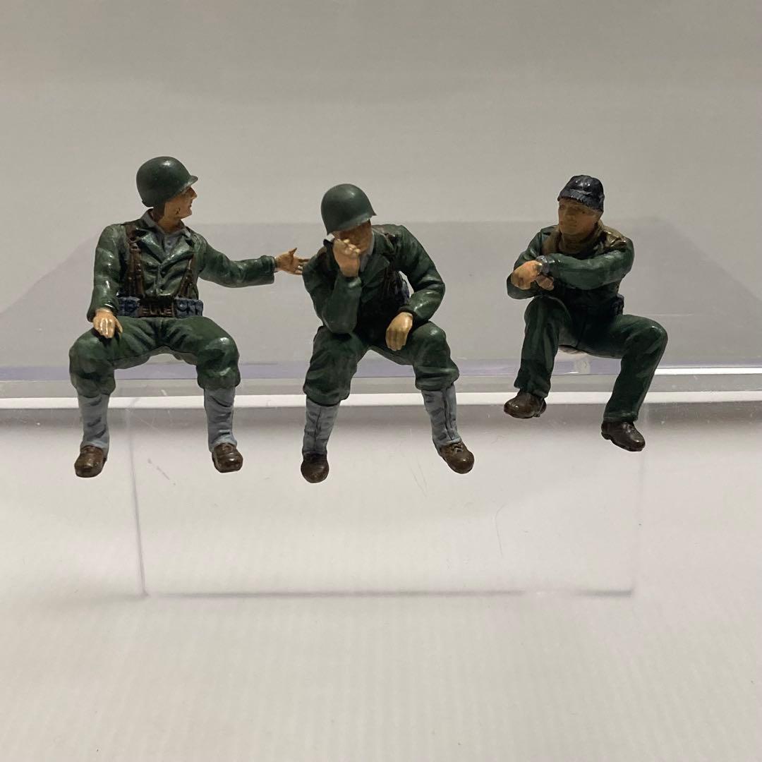 Tamiya 1/35 Military Figure Soldier Set of 3 [Model Kit]