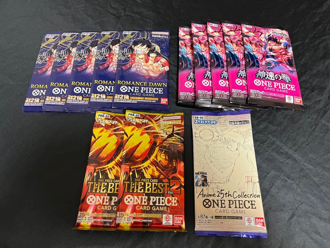 One piece card game unopened pack bulk sale