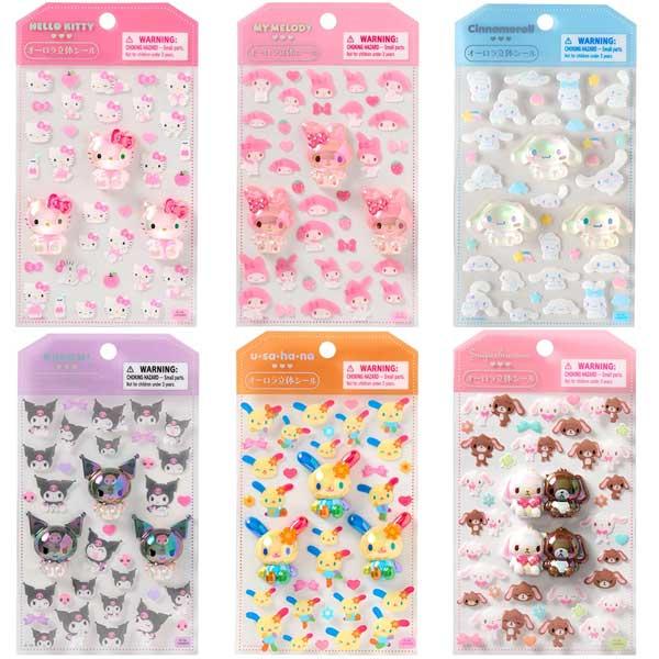 三丽鸥奥萝拉立体密封hello kitty my merody cromishugar banny usa hana sinamoro三丽鸥商品三丽鸥公式