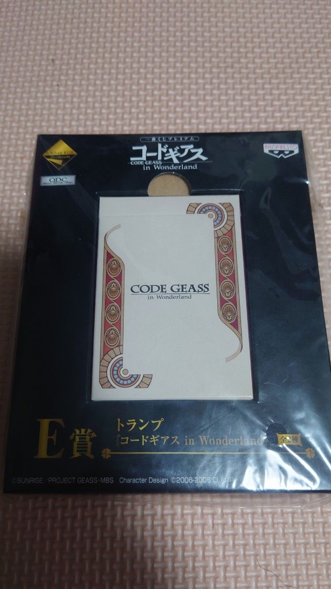 Ichiban Kuji Premium Code Geass in Wonderland Prize E Playing Cards