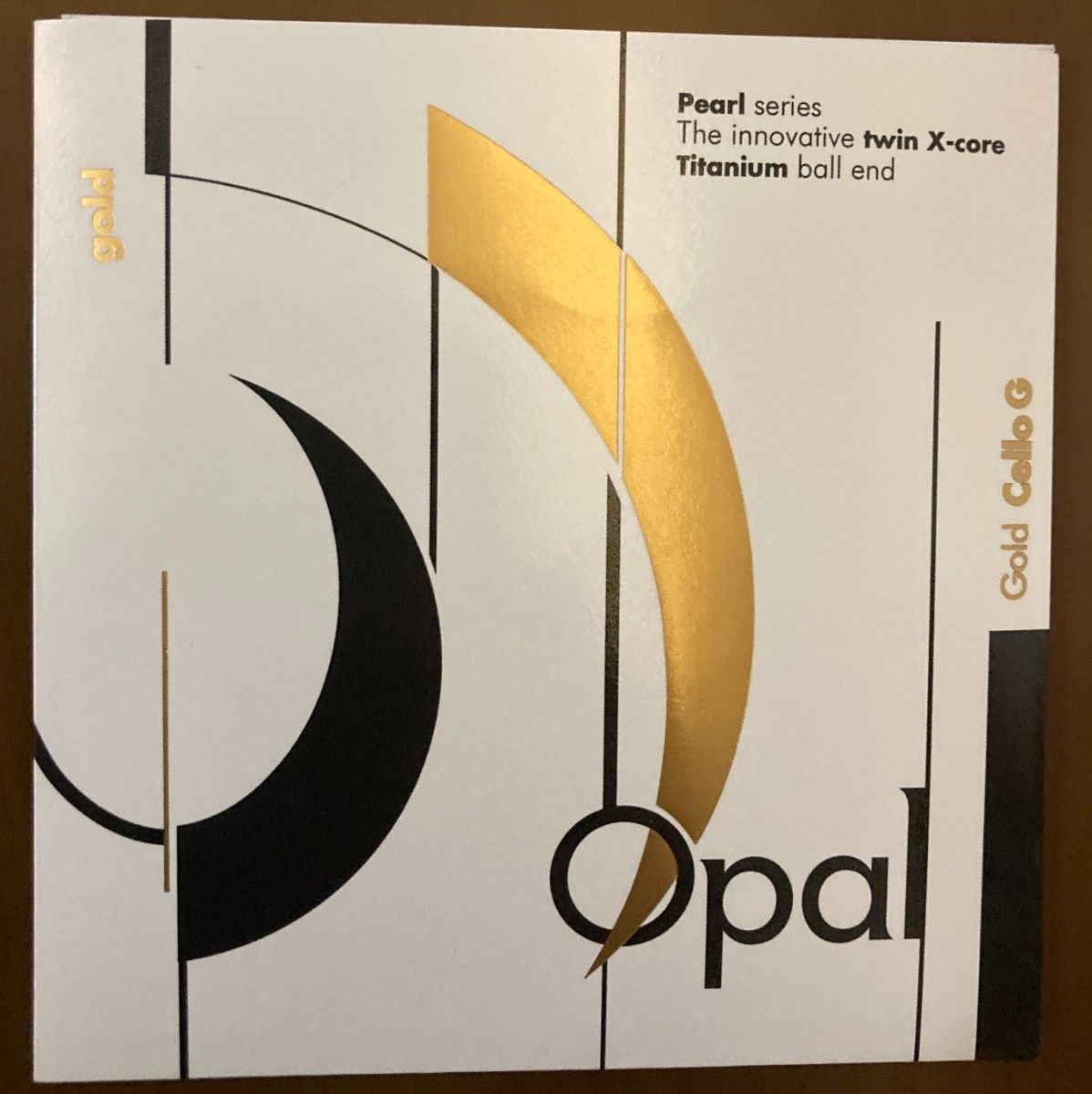 単線】For-Tune Opal Gold チェロ弦 3G弦◆ オパールゴールド◆ G線(3rd) ばら売り 【送料無料!】