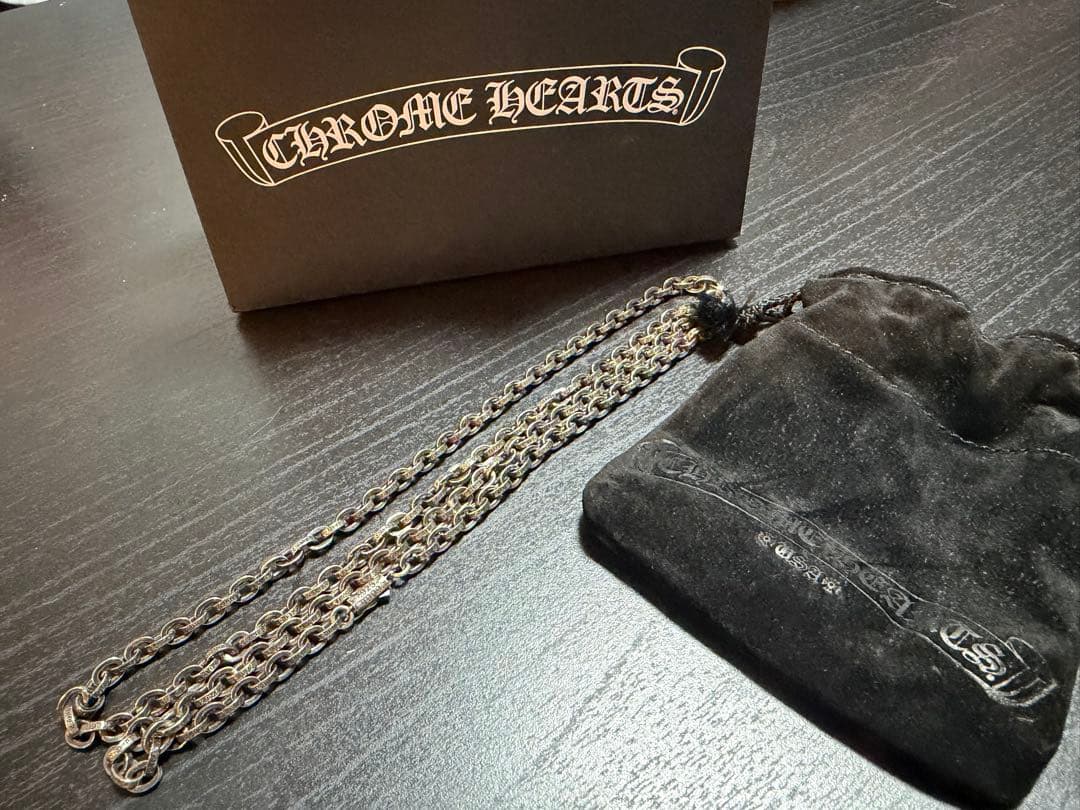 【全新未使用】CHROME HEARTS 纸链 30英寸