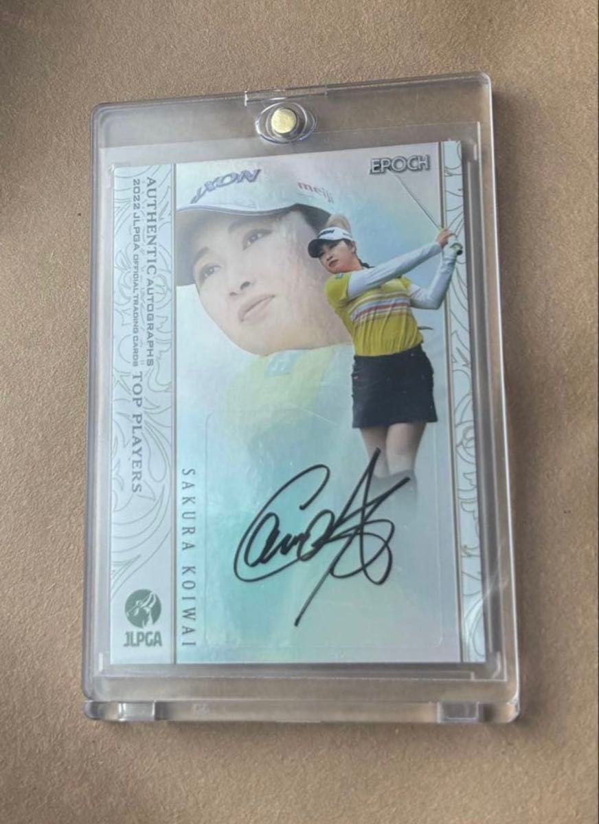 小祝さくら ホログラム 直筆サインカード 2022 EPOCH JLPGA 01/30 一桁台 大幅値下げ中!