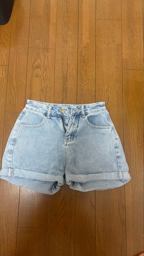 GRL女士牛仔布短裤浅蓝色