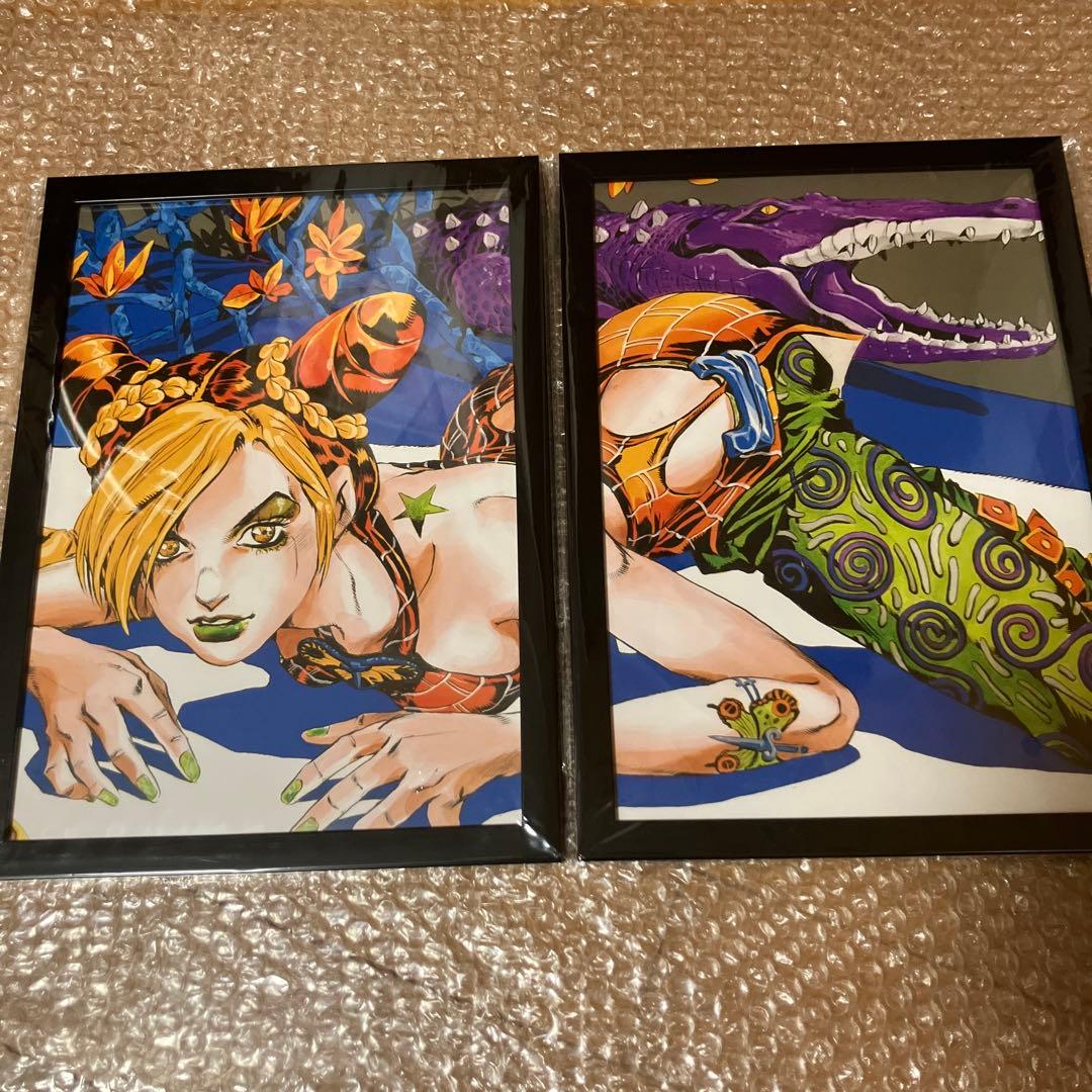 Jojo的奇妙冒险带额的海报石海洋徐伦鳄鱼2枚套装