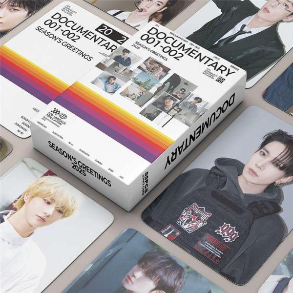 ENHYPEN周边商品 照片卡 55张套装 交易卡 ENHYPEN 全员照片卡 K-POP 韩国偶像 2025 年贺卡 应援小物 LOMO卡片