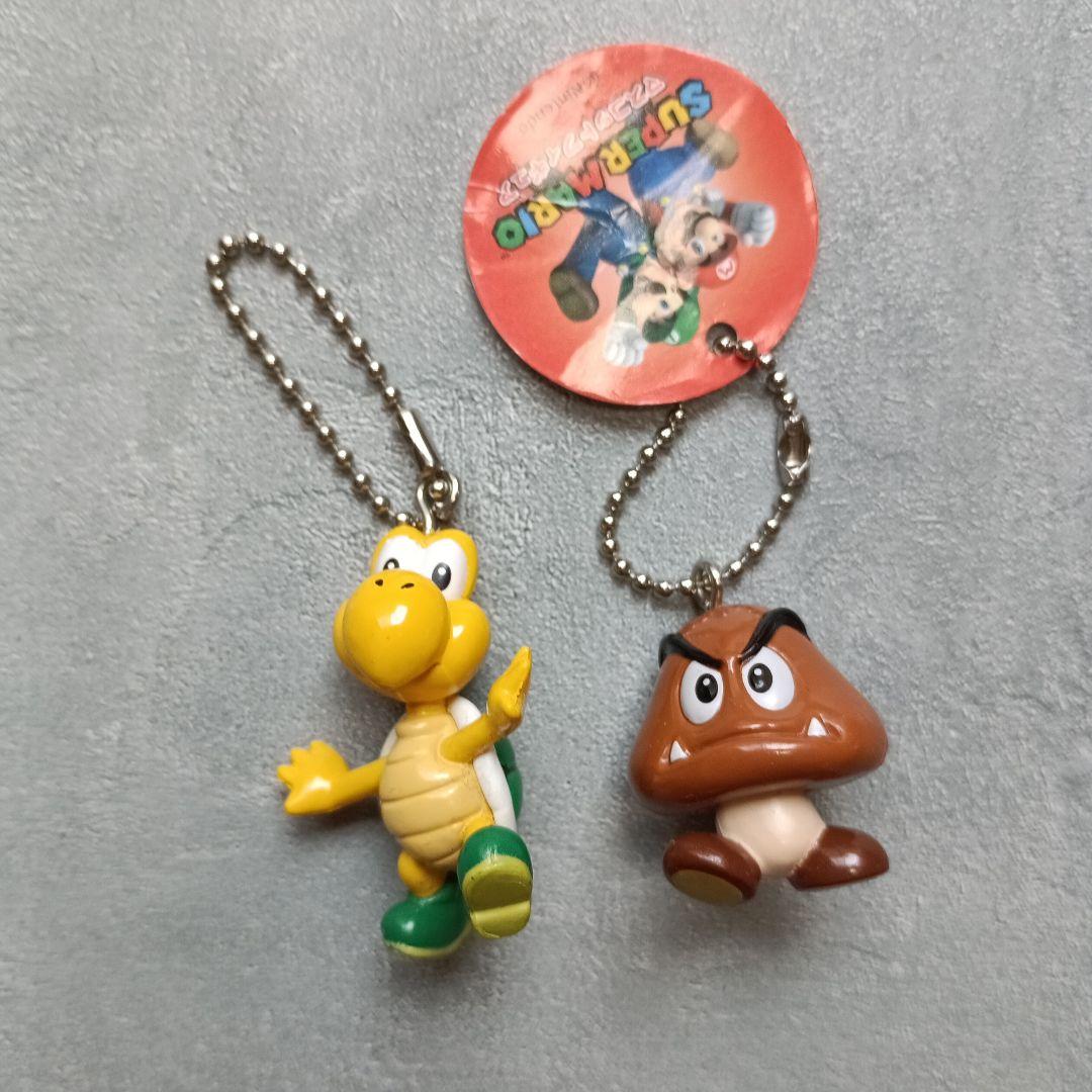 Super Mario Mascot Keychain 2-Pack