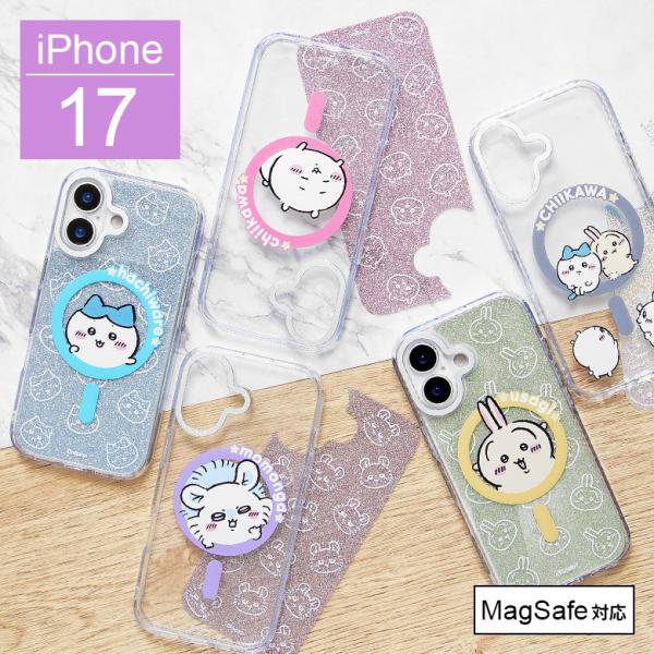 iPhone17 ケース ちいかわ MagSafe対応 Camera Frame クリアケース インナーシート付き iPhone17 ck-103