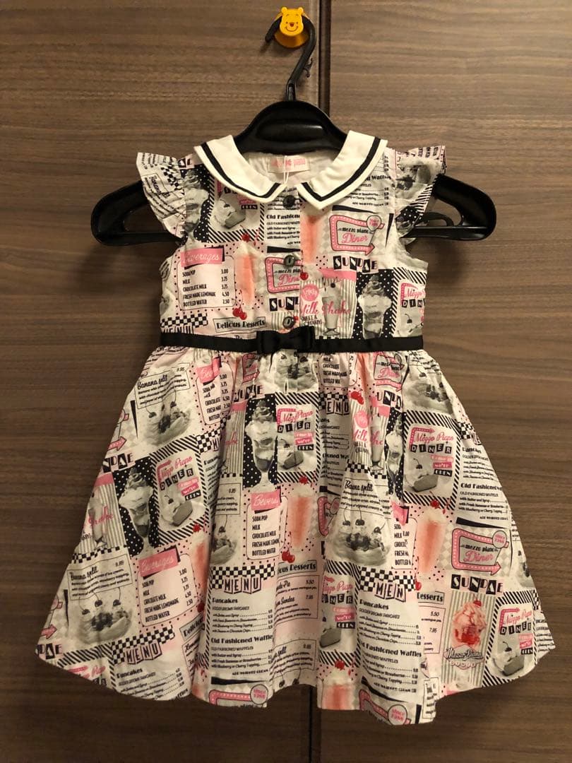 【美品】美索钢琴连衣裙100