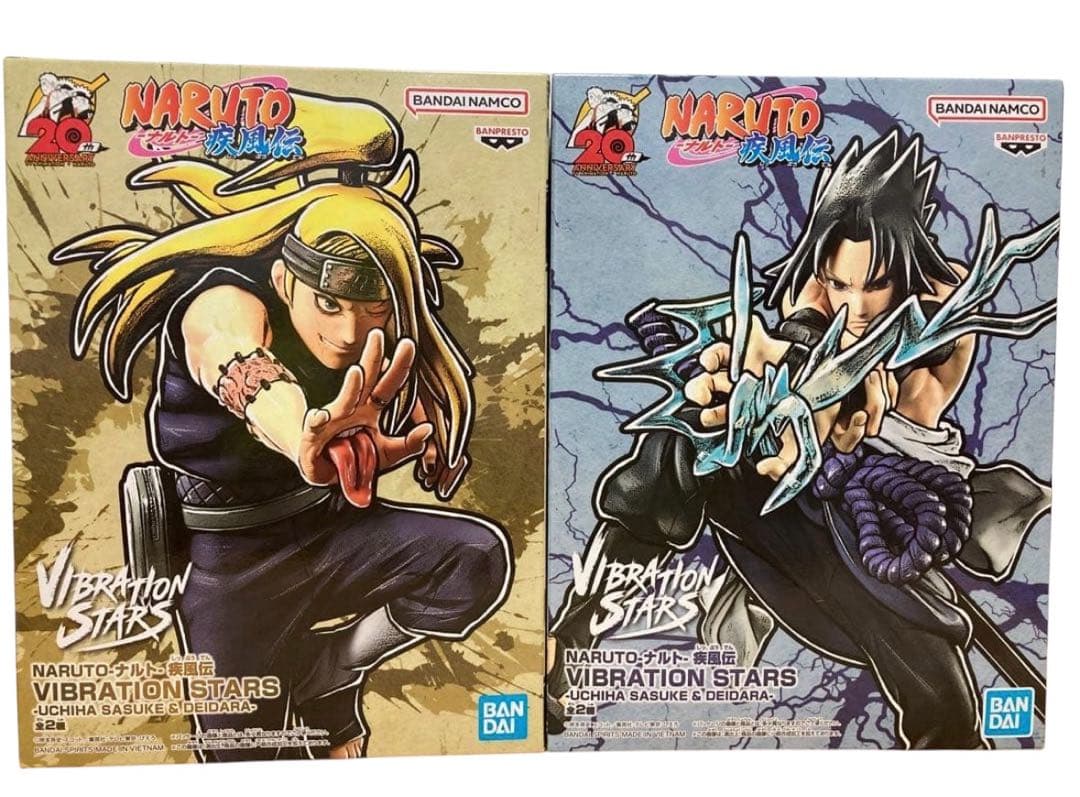 [Brand New Sealed] Naruto Manga Cover Recreated Figure Deidara & Sasuke 20th Anniversary Commemorative