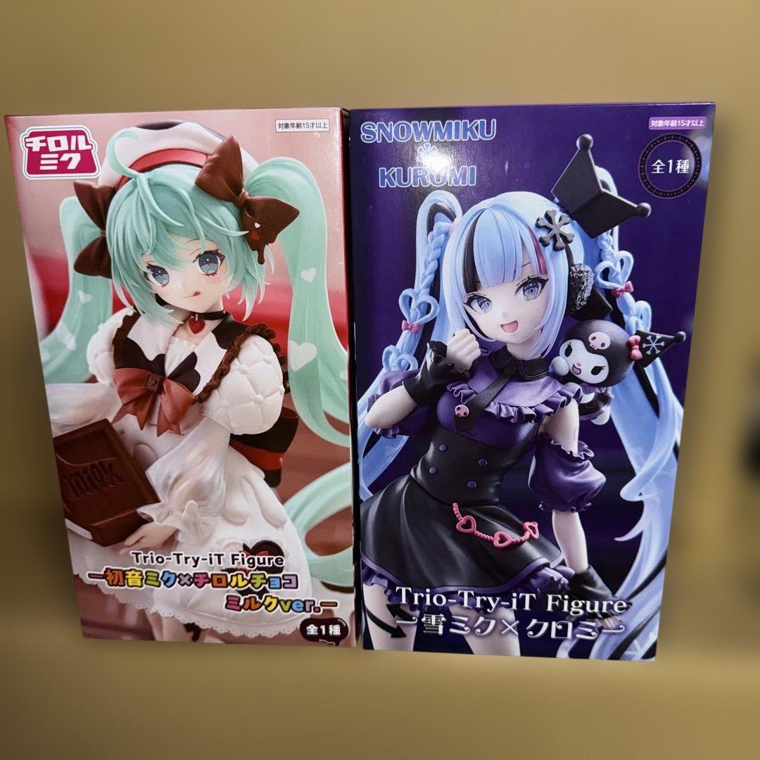 Hatsune Miku Chirolo Chocolate Snow Miku Cromi Figure Trio Try It