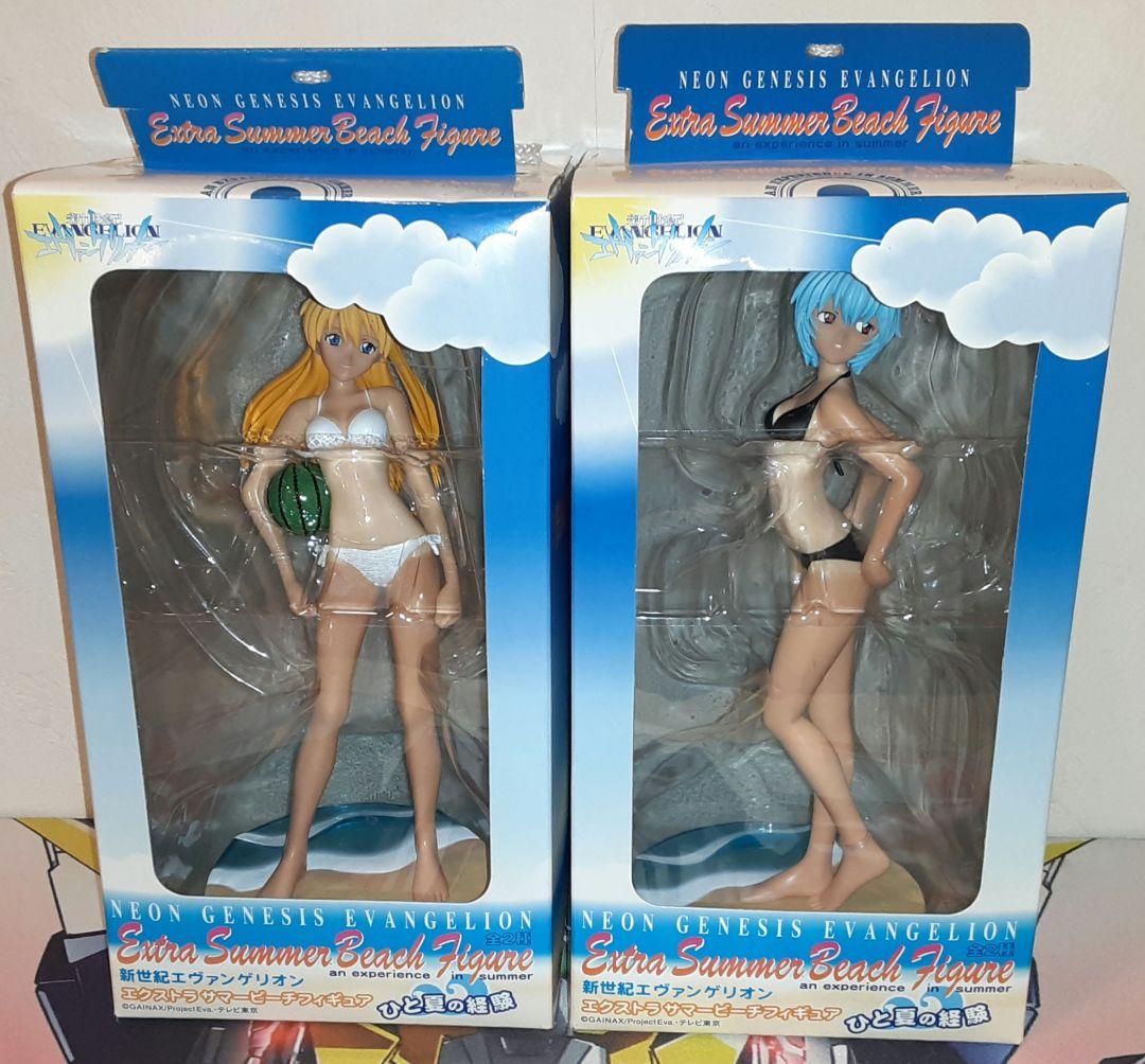 Sealed Rare Vintage Neon Genesis Evangelion Rei Ayanami & Asuka Figure