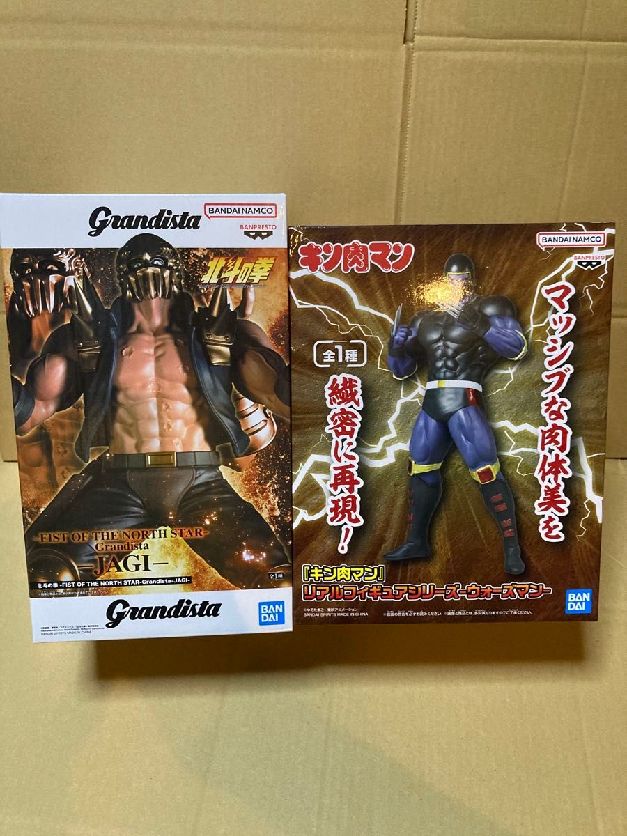 Grandista Fist of the North Star Jagi & Kinnikuman Real Figure Series Warsman 2-Piece Set