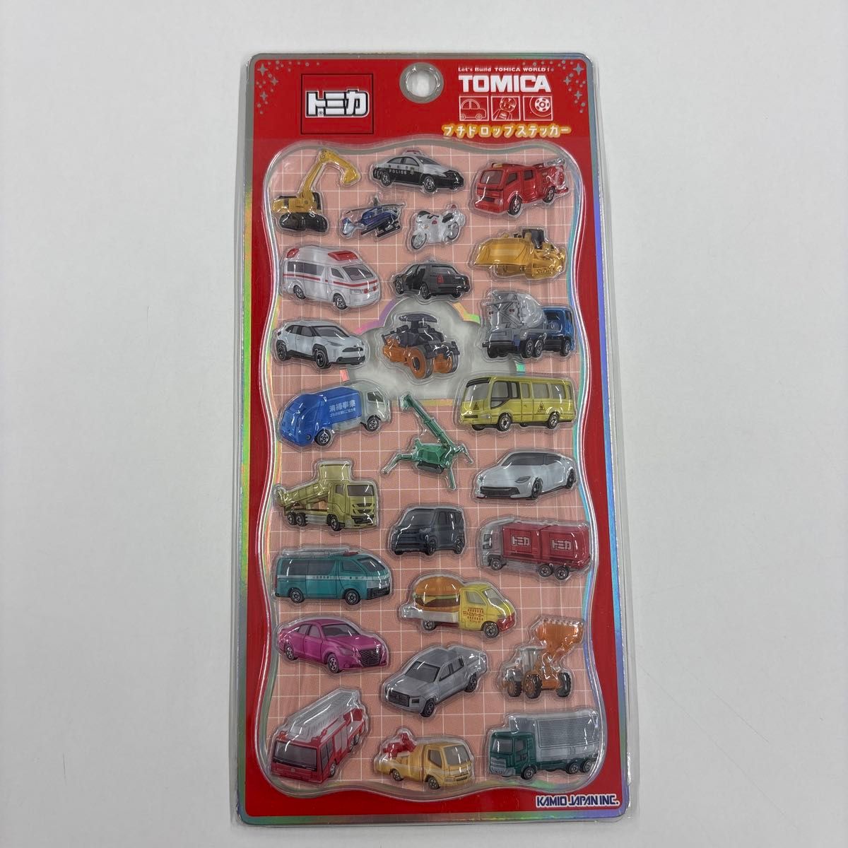 TOMICA Petit Drop Sticker Mini Car Sticker KAMIO JAPAN