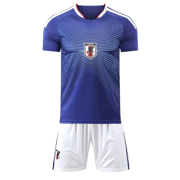 B67 Japan National Team Soccer Uniform 2026-2030 Home Kit Adult and Kids Top and Bottom Set Unbranded Customizable Number and Name