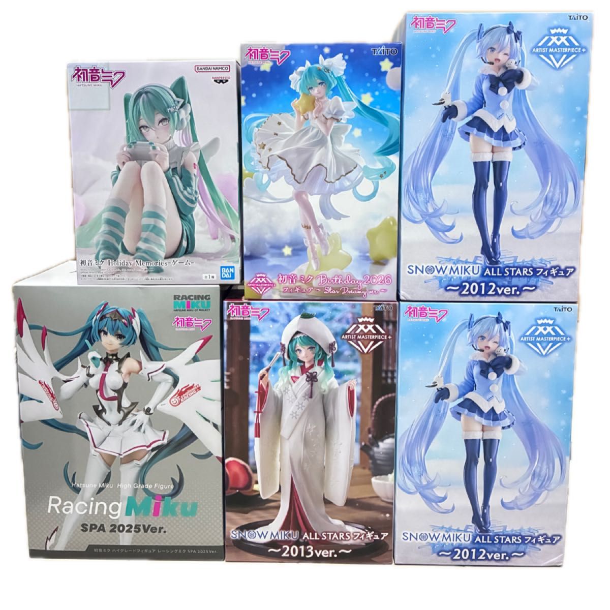 初音未来6件套装集中销售Holiday Memories雪未来