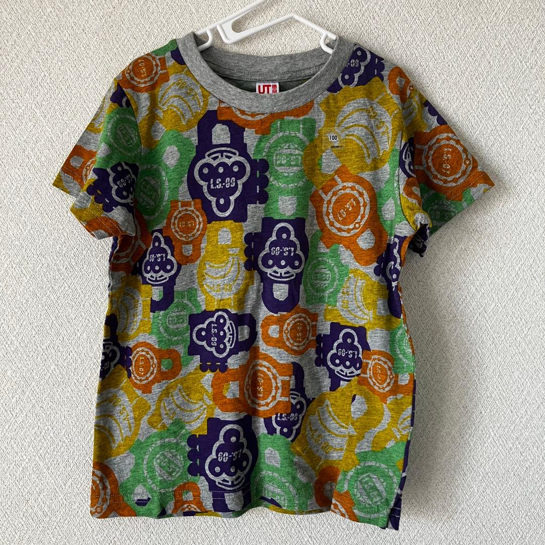 UNIQLO假面骑士铠甲武图形T 100cm