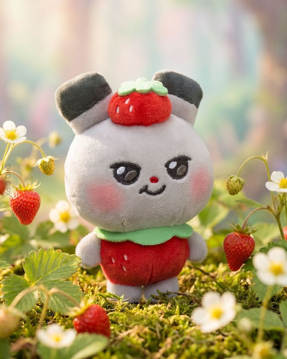 MIGHTEEZ fruit fairy毛绒玩具钥匙环ddeongyo