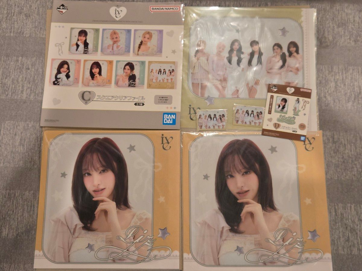 【新品未开封】IVE第一个彩票商品集中销售的透明文件夹贴纸