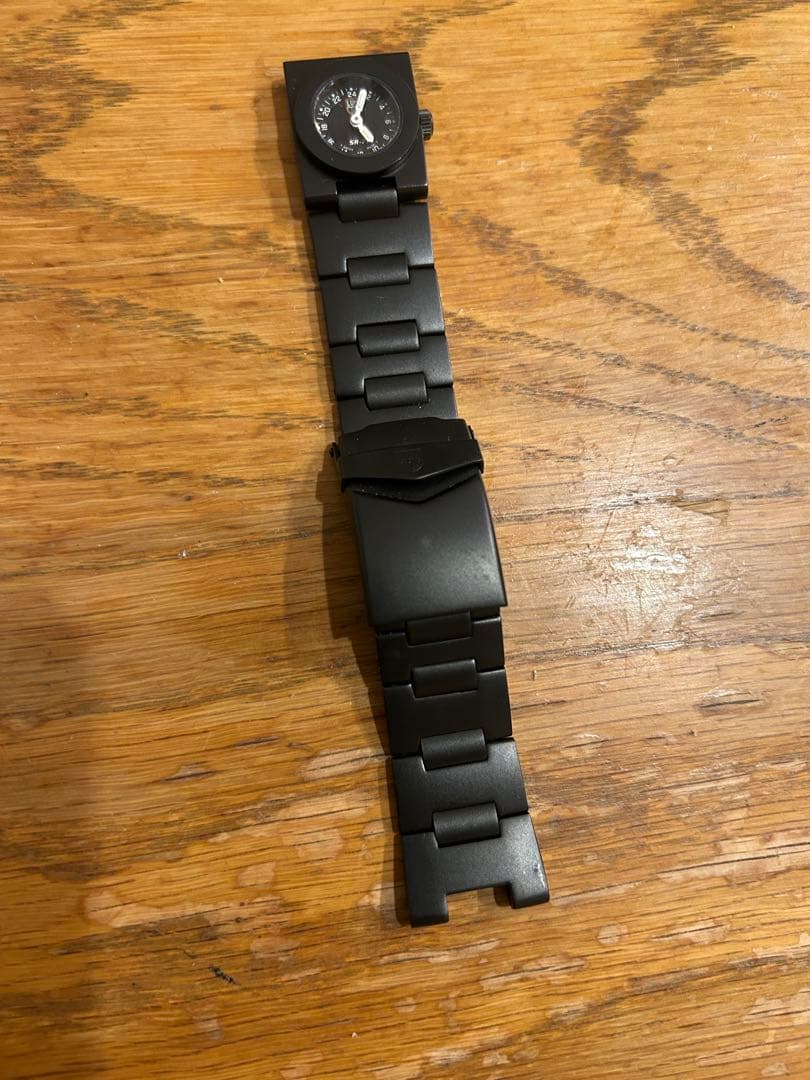 LUMINOX 正品不锈钢手链 黑色 功能未确认