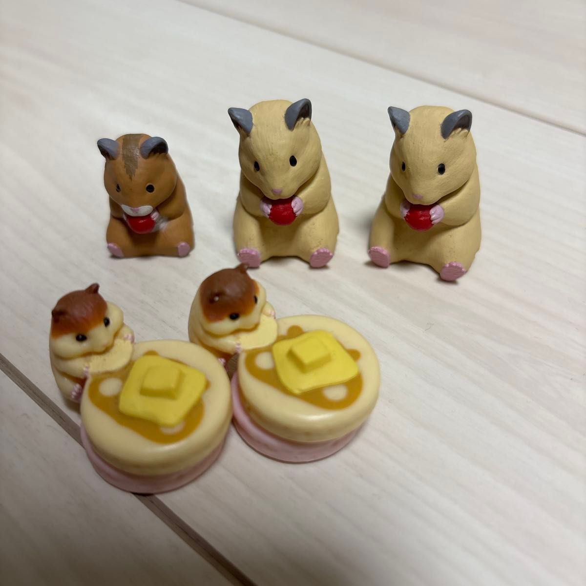 仓鼠 手办 5件套 煎饼与仓鼠 迷你
