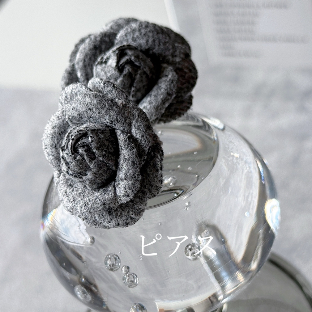 【库存有限】2件装)4775)18kgp耳骨夹)山茶花灰色)#np1