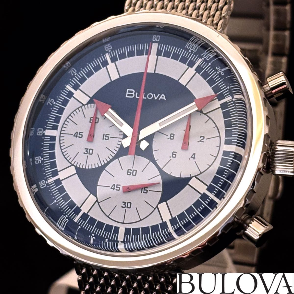 【BULOVA】展示品/宝路华/男士腕表/稀有珍品/经典名表/Chronograph C/男性用/适合送礼/复古风格/96K101/时尚