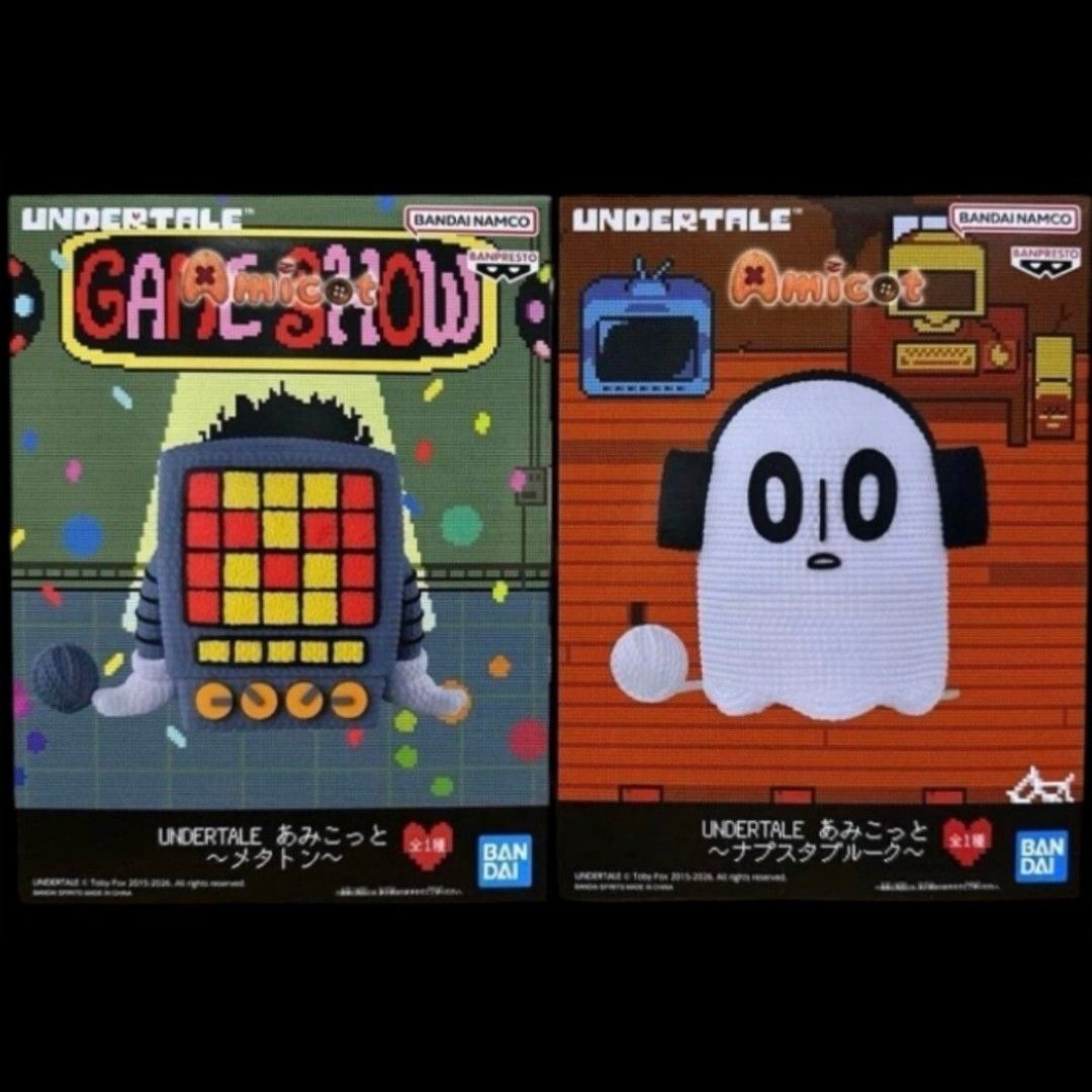 UNDERTALE Amikott Napstablook Metaton Figure 2-Piece Set