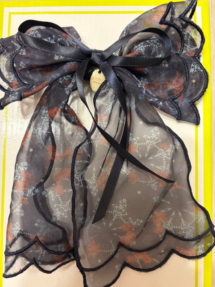 Axes femme aquess fame ribbon发夹透明素材奈比