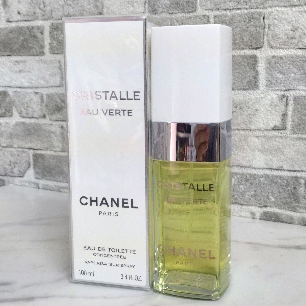 CHANELCRISTALLE EAU VERTE シャネル クリスタル オーヴェルト EDT コンセントレ100ml 未使用
