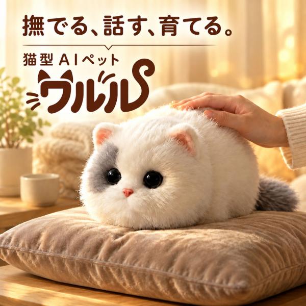 猫咪AI宠物 瓦鲁鲁 walulu 聊天聊天 ChatGPT AI机器人 语音识别 玩具 毛绒玩具 猫咪 礼物 赠礼 正品专卖店