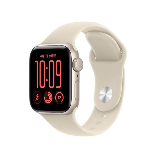 【秋祭】26年最新型号【新品未开封】Apple Watch se3gps型号40mm MJKR4J/A星光-S/m4549995707823