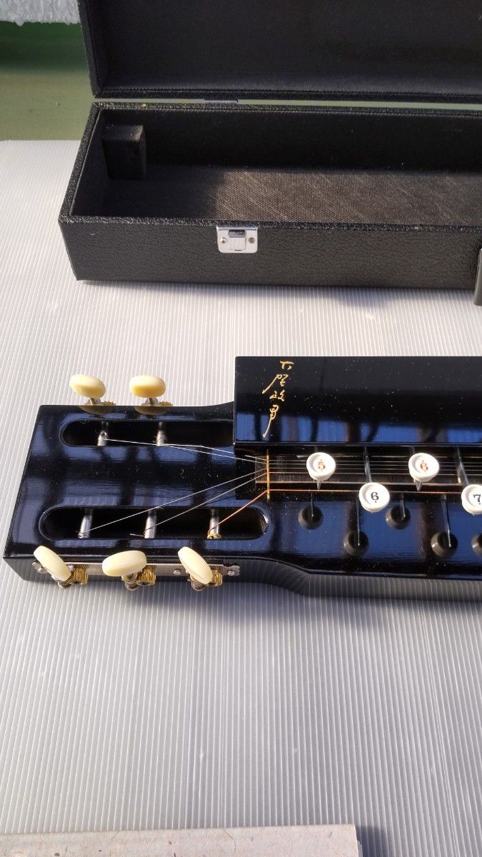 大正琴 尾崎琴 ハードケース付き 和楽器 弦楽器 極美品