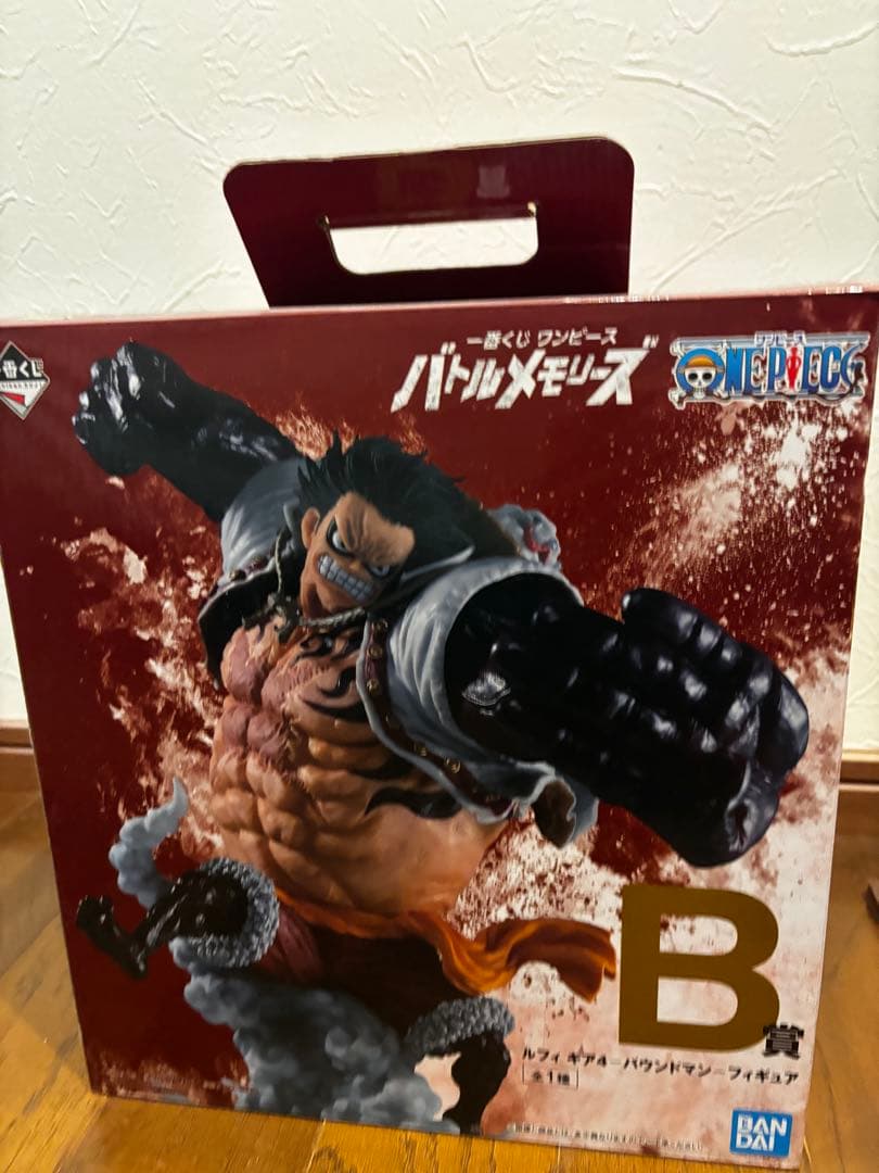 一番赏 海贼王 B奖 鲁夫 装甲四形态 弹跳人 玩偶