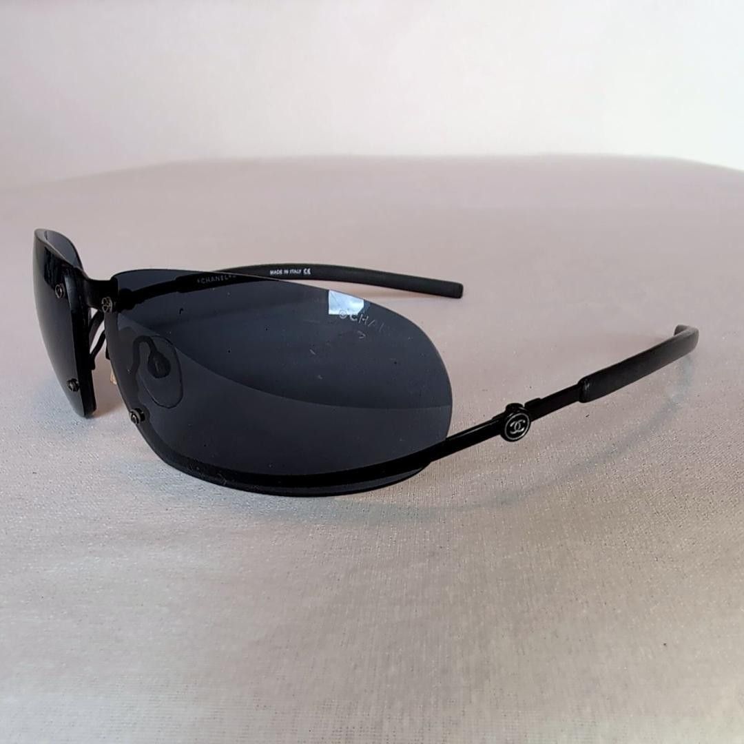 シャネル CHANEL サングラス 4060 リムレス ココマーク 黒 947