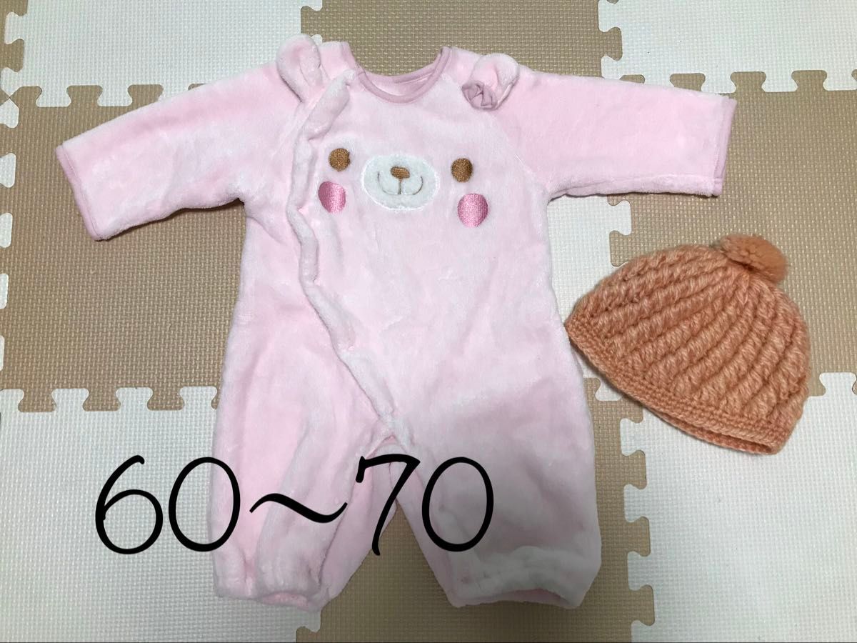 婴儿龙珀斯套全兔60-70cm帽子两点套