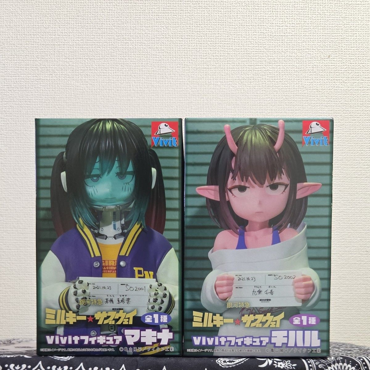银河特急 Milky Subway Vivit手办 玛基娜 千春 2种套装。
