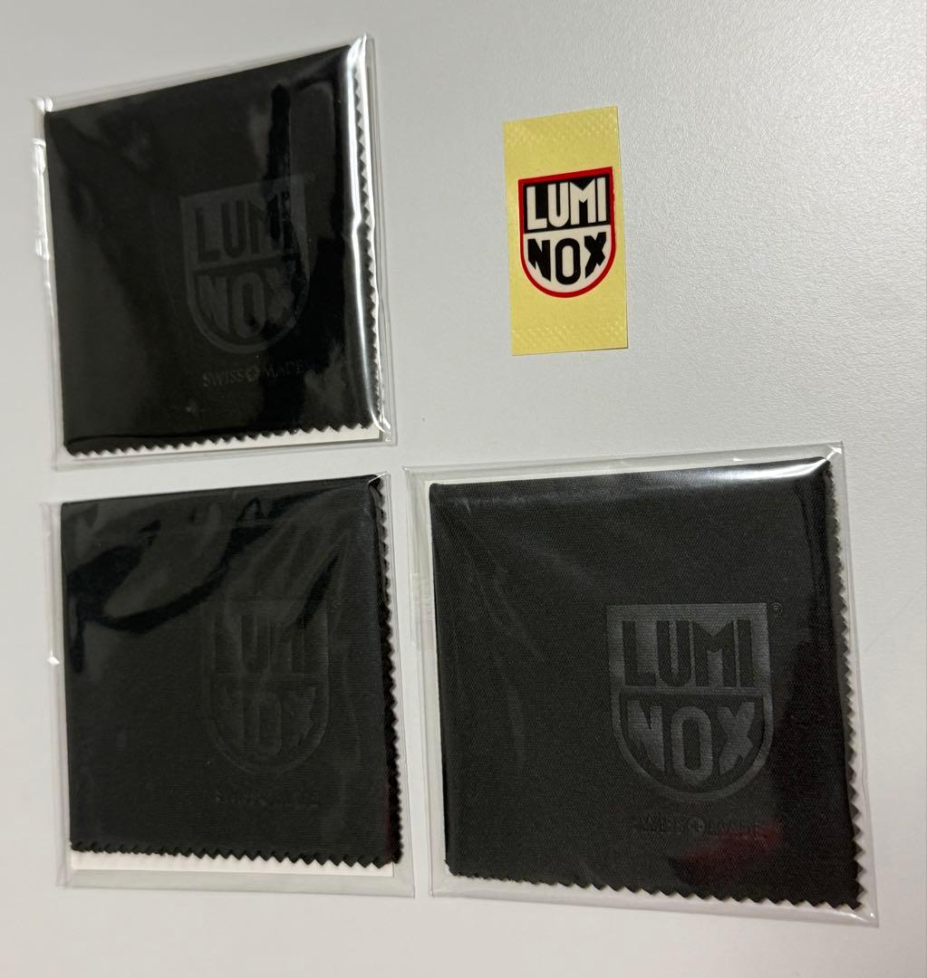 LUMINOX Luminos系统抹布 3片装 全新未使用 附赠品
