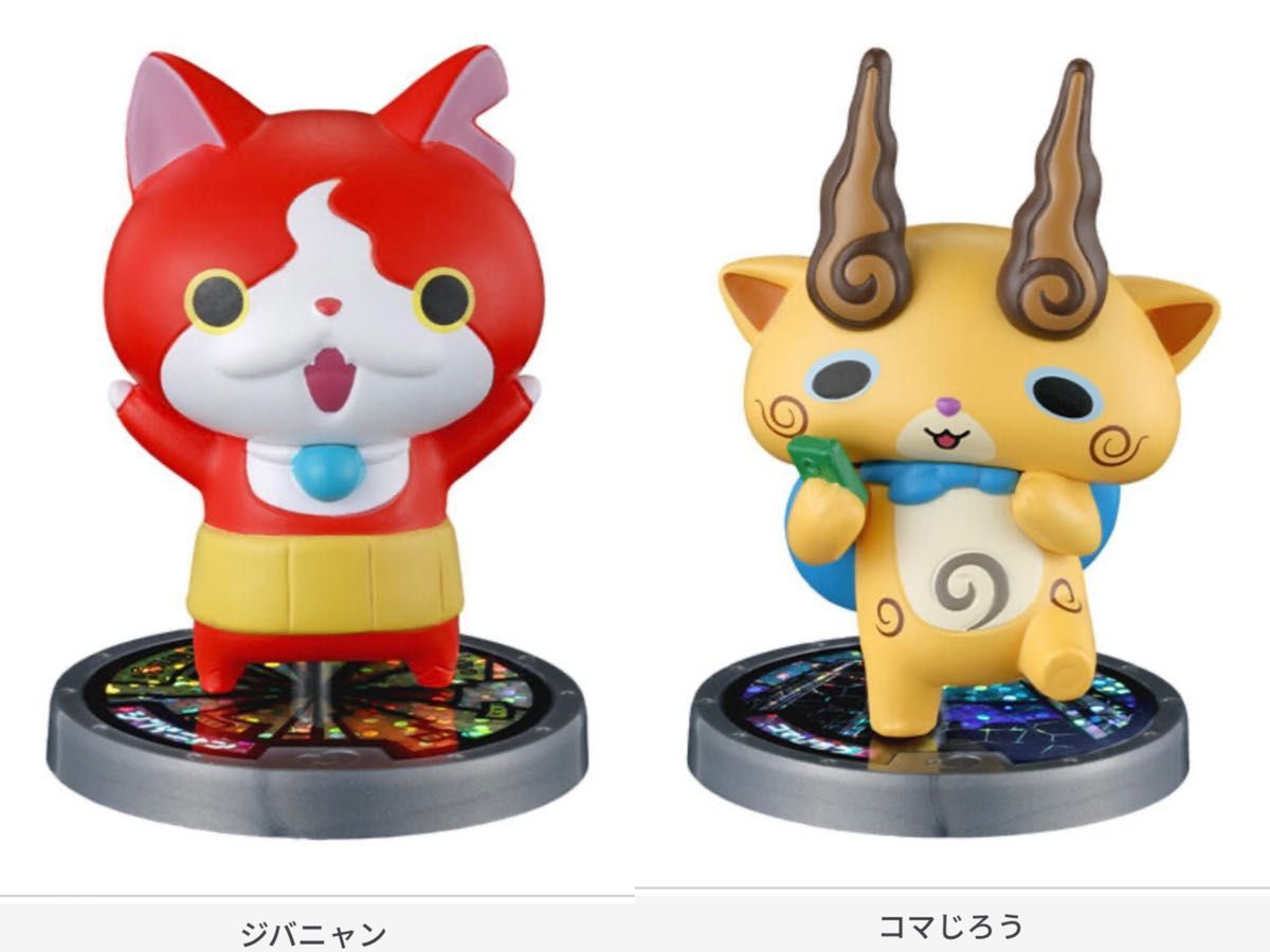 New Yo-kai Watch Summon Medal Figures Jibanyan and Komajiro 2-Piece Set