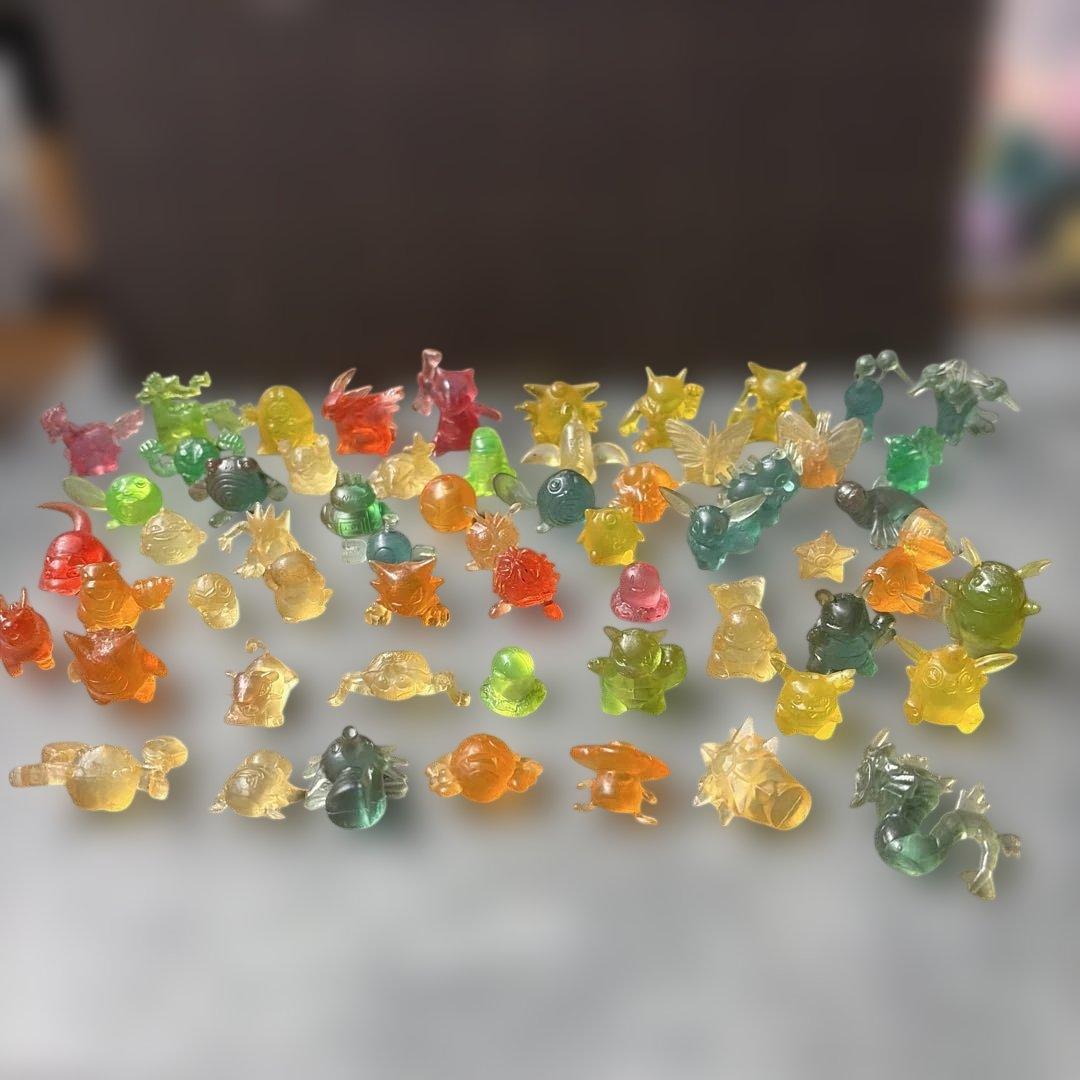 Pokemon Clear Mini Figures 60 Pieces