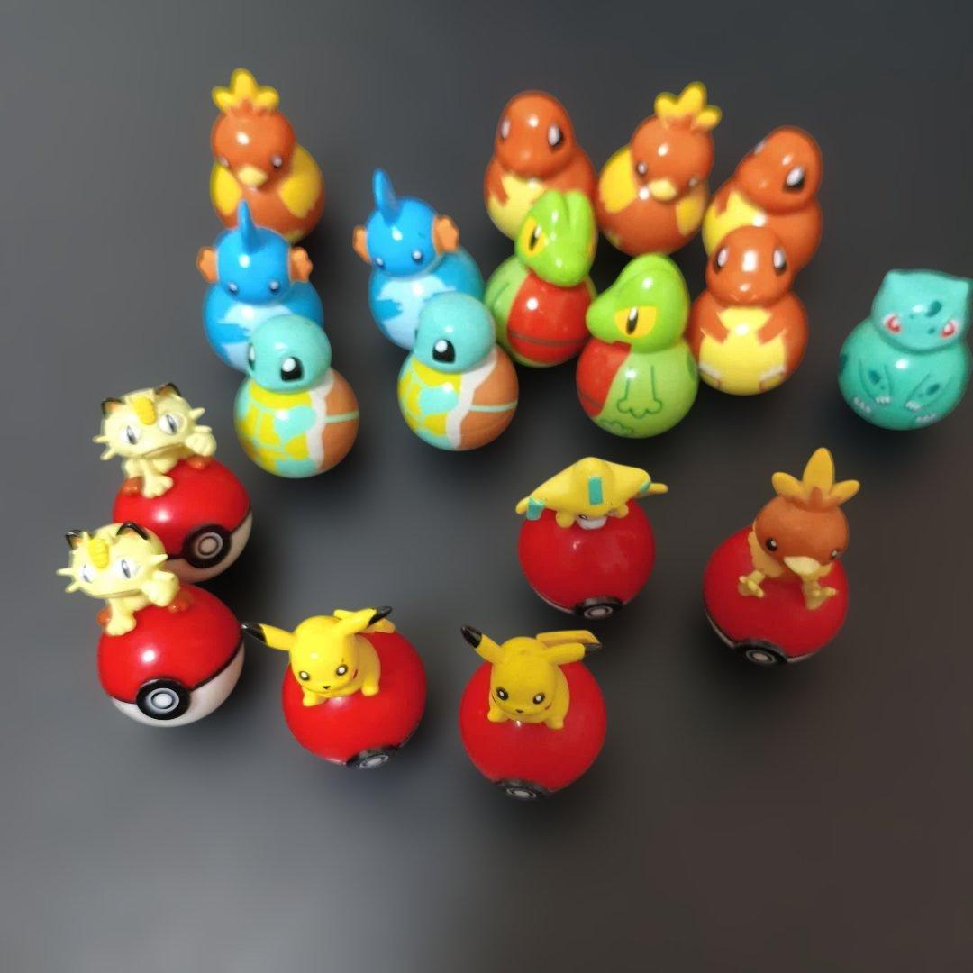 Pokémon Daruma Doll Figures 18-Piece Set