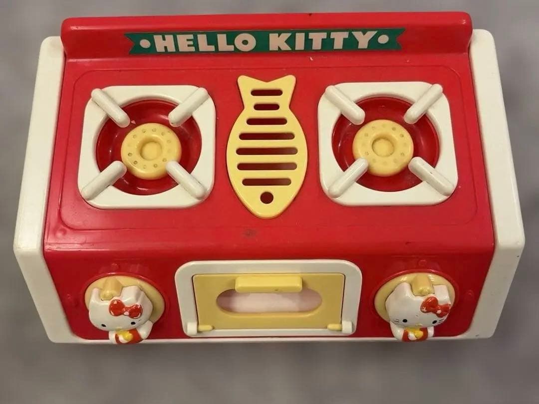 Hello kitty厨房炉灶玩具昭和复古