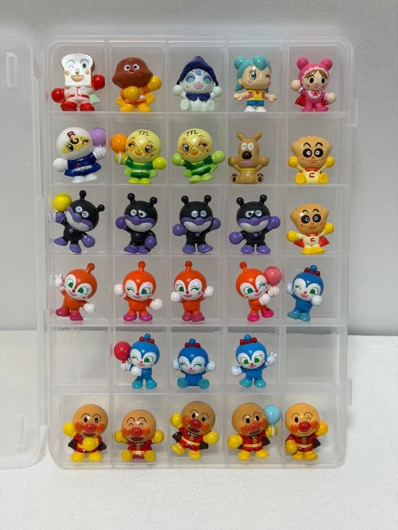 Anpanman Bus Ball Bomb Figure 28-Piece Set with Case
