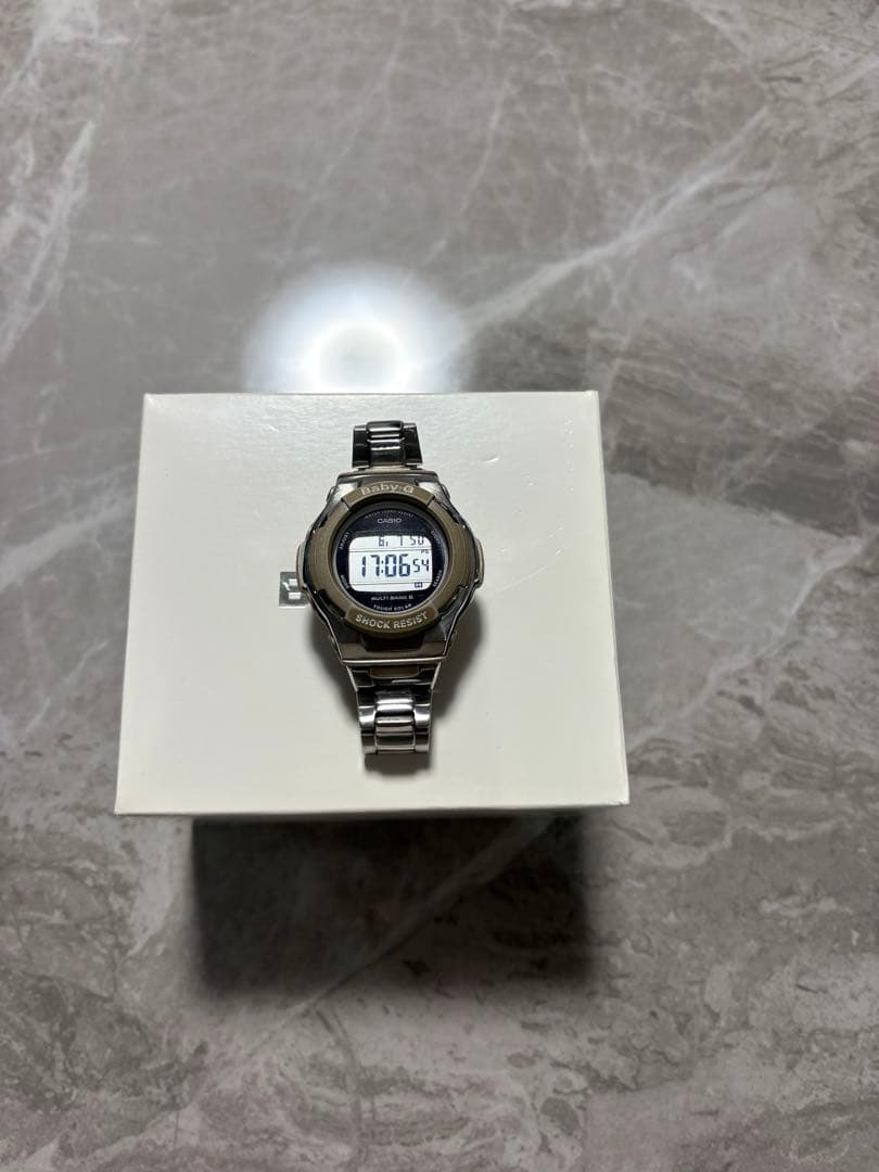 CASIO卡西欧G-SHOCK Baby-G手表银色