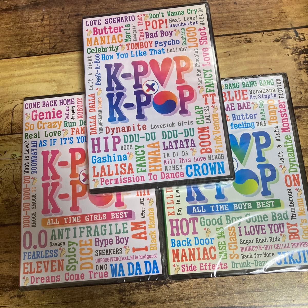 超值套装☆K-POP×K-POP DVD三张套装