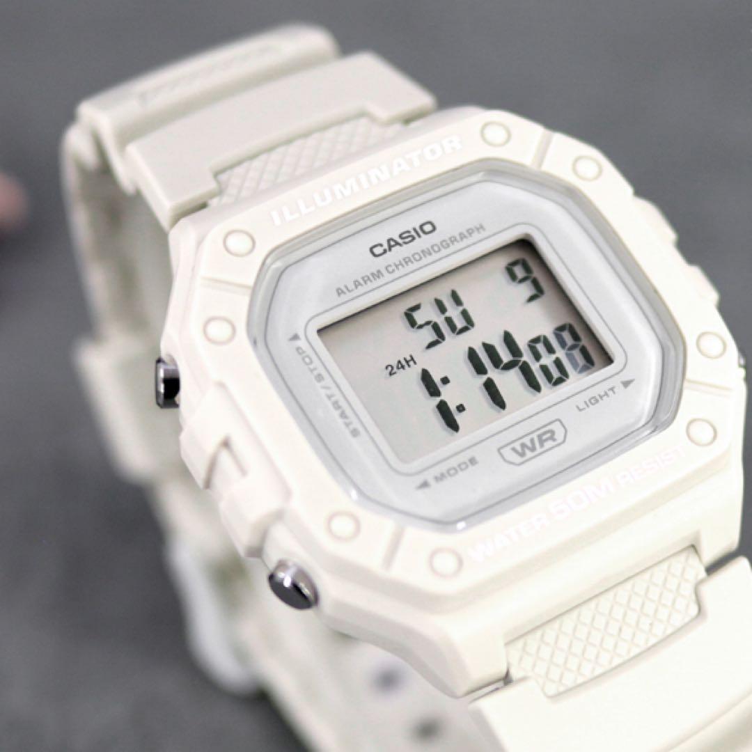 Casio Digital Watch (New) Overseas Model Off-White Men's Women's