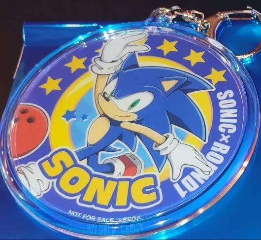 Sonic the Hedgehog Round1 Acrylic Keychain ROUND1