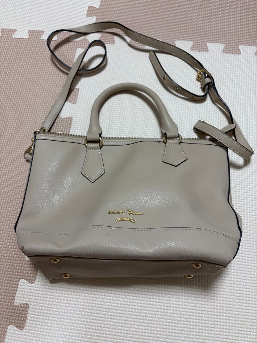 Samantha Thavasa Samantha Thavasa 2-Way Shoulder Bag Handbag Beige